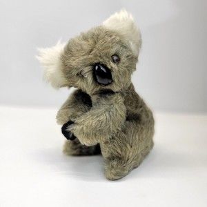 Vintage California Stuffed Toys Koala Bear Plush Realistic w/ Hands Together 10"